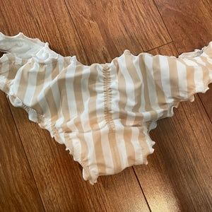 Hollister Striped Cheeky Swim Bottoms